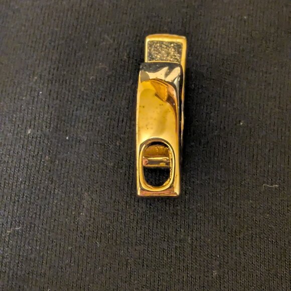 Lia Sophia Gold Tone Starlight Clear Cubic Zirconia Slide Pendant - Picture 2 of 3